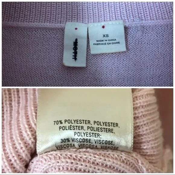 Anthropologie Moth Pink turtleneck sweater XS - Picture 5 of 5